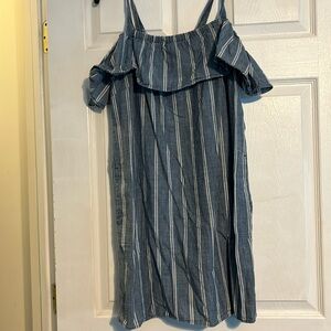 J crew women’s spaghetti strap off the shoulder, sundress size medium